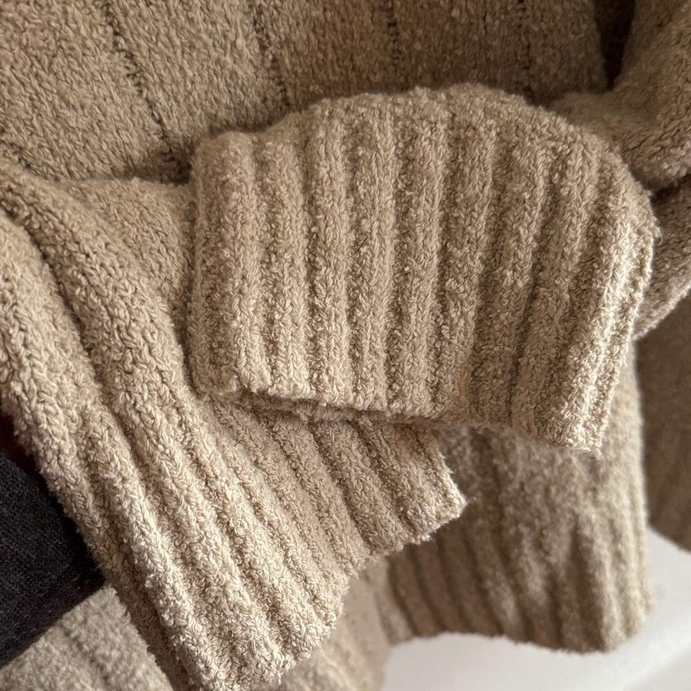 Eileen Fisher Cotton Fluff Rib Turtleneck - Picture 6 of 6